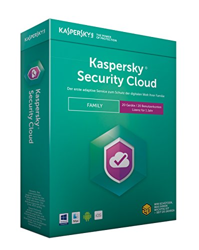 Kaspersky Security Cloud Family Edition 20 Geräte (Code in a Box)