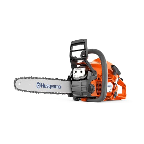 Husqvarna 135 Mark II Benzin-Kettensäge - 38 cc X-Torq® Motor, 14″-Schwert, LowVib®, Smart Start®, Air Injection™, ideal für Brennholz, Baumschnitt und Gartenpflege