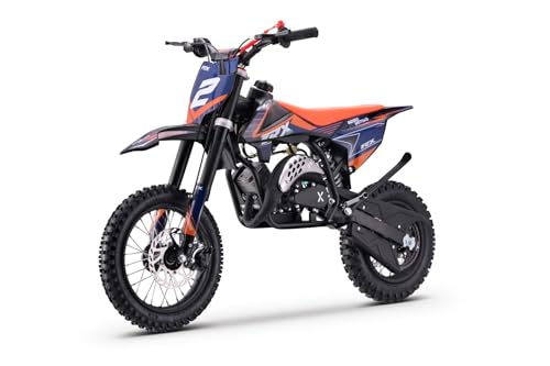 Elektrisches Motocross Beneo Motors Cross TRX Orange – 60 cm³ Dirtbike Dirt Bike CrossBike DirtBike pocket 60cc Pitbike PocketBike Motocross Motorrad Motorbike