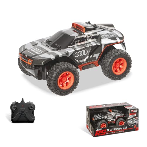 Mondo Motors Audi Q Etron Paris Dakar, Modell im Maßstab 1:24, bis zu 8 km/h Geschwindigkeit, Spielzeugauto für Kinder 63820