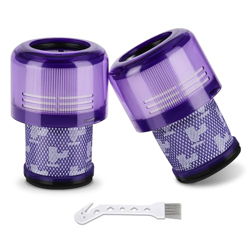 2 Stück Dyson V11 Filter Kompatibel mit V15 SV14 SV17 SV22, Ersatzfilter für Torque Drive Staubsauger, Violett