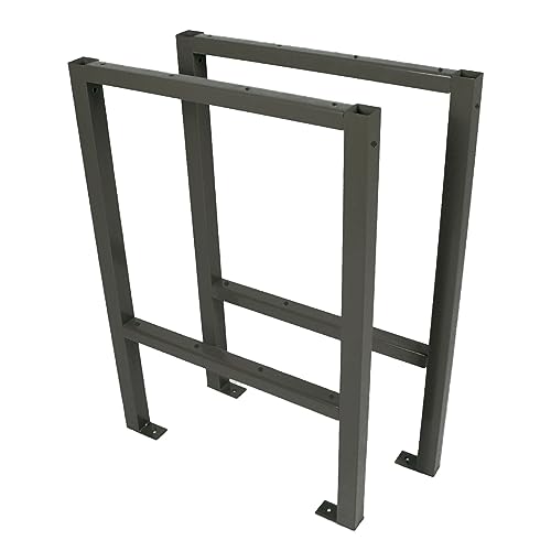 TRUTZHOLM Werktisch Untergestell Paar Werkbank 200kg schwarz (Schwarz)