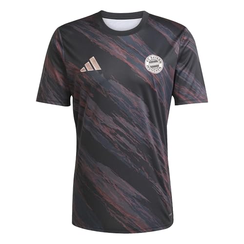 adidas FC Bayern München Prematch Trikot Jersey (DE/NL/SE/PL, Alphanumerisch, XL, Regular, Regular, Black)