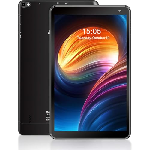 AWOW 10,1-Zoll-Tablet, 5000 mAh Akkulaufzeit, 2 GB RAM und 32 GB Speicher, Micro-SD-Karte mit bis zu 128 GB, Android 10 Go Edition, 800 1280 HD IPS-Display, 1,5 GHz Quad-Core-Prozessor