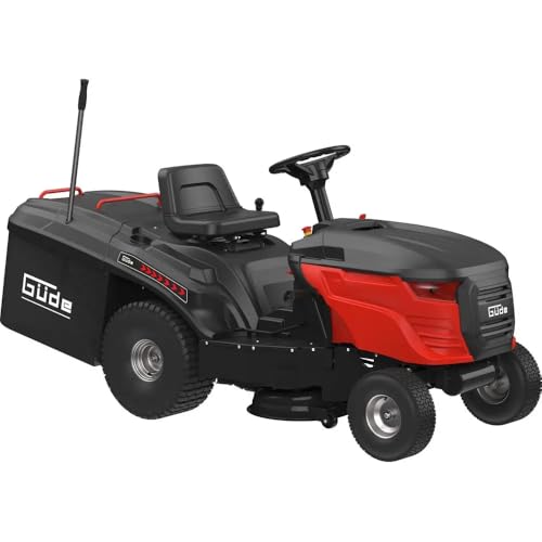 Güde Rasentraktor GAR 685 T Hydrostat, Luftbereifung, 210 L Fangsack, kraftvoll, komfortabel, wendig für große Rasenflächen, Garten, Parkanlagen