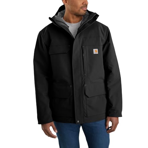 Carhartt Men's Super Dux™ Relaxed Fit Insulated Traditional Coat, BLACK, M