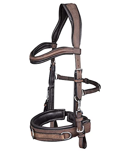 WALDHAUSEN Lederkappzaum, Anatomic, braun, VB