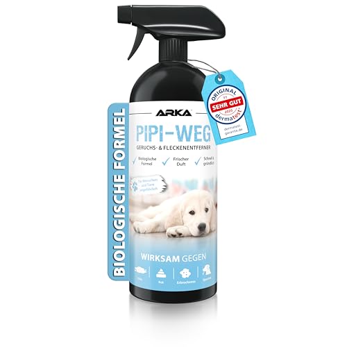 Enzymreiniger Hundeurin 750 ml – extrem stark gegen Hundepipi, Uringeruch und Flecken – biologisch, tierfreundlich, geruchsneutral – für Sofa, Teppich, Textilien, Auto, Hundebett & Boden – PIPI-Weg