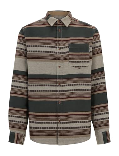 IRIEDAILY Herren Shirt SANTANIA recyceltes Material Slim Fit Khaki Green