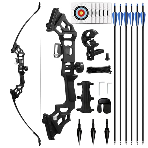 SERfawnCH Pfeil und Bogen Set Recurvebogen Set 30/40LBS 51