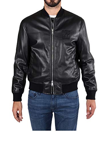 Armani Exchange giubotto Uomo Nero in simil Pelle 6HZB36 Nero M