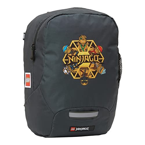 LEGO Ninjago Schule Materna, Unisex-Rucksack, Kinder und Jugendliche, Schwarz Gold, 10 l, Schwarz Gold, 10L