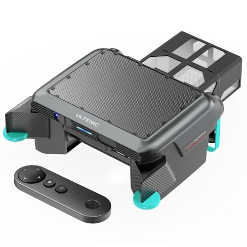 Ultenic Poolroboter Kabelloser Poolsauger, Solarbetriebener Poolskimmer, 6 L Kapazität, Kabelloser Poolsauger mit Selbsteinparkfunktion, Hybridenergieversorgung, Fernbedienung (Pooleco S1)