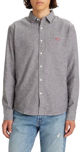 Levi's Herren Long-Sleeve Housemark LS Battery HM Shirt Slim