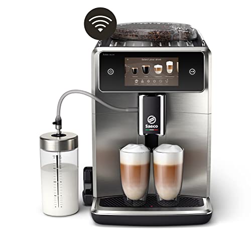 Saeco Xelsis Deluxe Kaffeevollautomat – WLAN-Konnektivität, 22 Kaffeespezialitäten, Intuitives 5