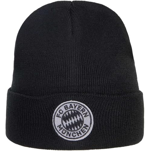 FC Bayern München | Strickmütze | Beanie | Logo| Schwarz, Grau, Rot oder Navy