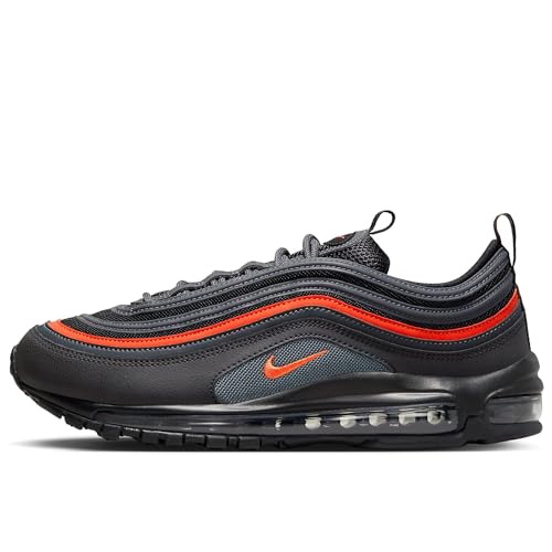 NIKE Air Max 97 Unisex Sneaker Farbe: Schwarz/Rot (018); Größe: EUR 39 | US 6.5 | UK 6