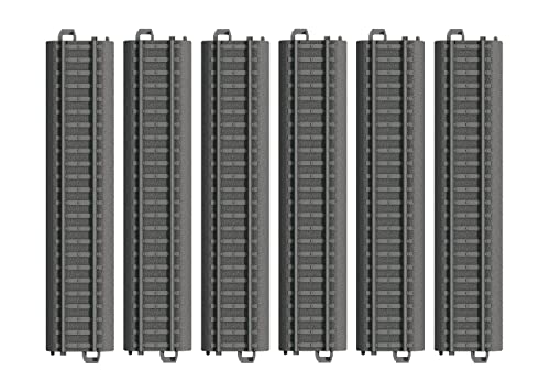 Märklin My World - 23180 Kunststoffgleis gerade 180 mm - 6 Schienen für Modelleisenbahn - langlebig & robust - Zubehör Erweiterung - ab 3 Jahre - Spur H0