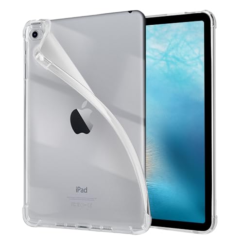 4UBonLife Hülle für iPad mini 7,9 Zoll iPad mini 1. 2. 3. 4. 5. Generation 2012 2013 2014 2015 2019, Durchsichtige Silikonhülle TPU Rückseite Case Cover, Schlank Leicht Schutzhülle, Transparent