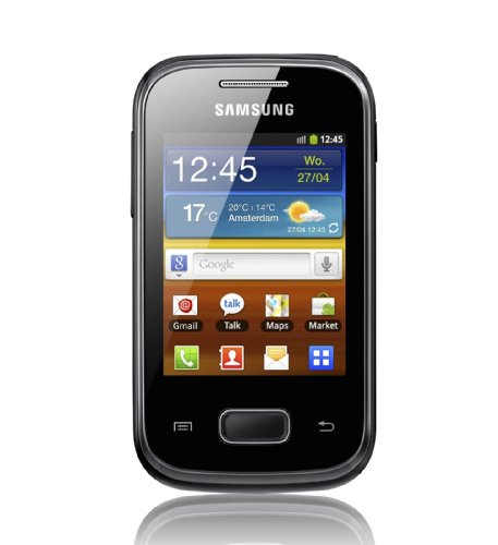 Samsung Galaxy Pocket S5300 Smartphone (7,1 cm (2.8 Zoll) Touchscreen, 2 Megapixel Kamera, Android 2.3) black