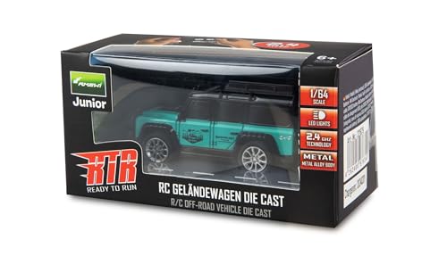 Amewi RC Geländewagen Die Cast ferngesteuert 1:64 RTR Petrol
