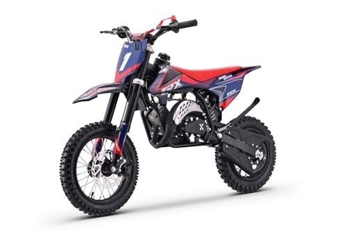 Elektrisches Motocross Beneo Motors Cross TRX Rot – 60 cm³ Dirtbike Dirt Bike CrossBike DirtBike pocket 60cc Pitbike PocketBike Motocross Motorrad Motorbike