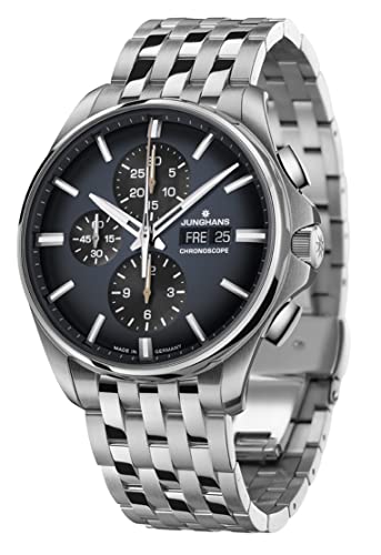 JUNGHANS Meister Chronoscope Herren-Automatikuhr Stahl 27/4228.44