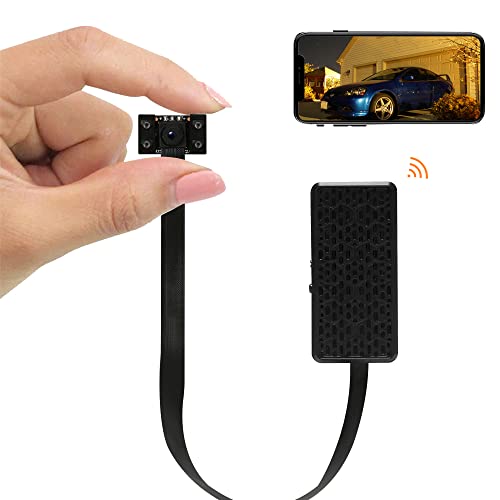 Mini Kamera WLAN, 2600mAh Akku, 4K Ultra HD Kleine Überwachungskamera Innen mit APP, WiFi Überwachung IP Kamera live Handy, mit Bewegungsmelder, Nachtsicht, Akku, Alarmzone, MW5 Pro