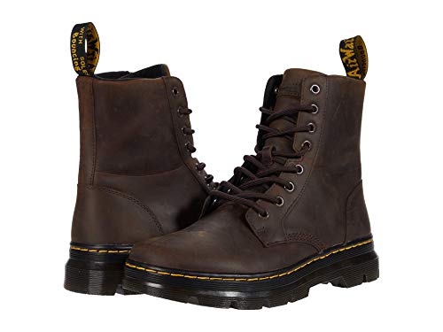 Dr. Martens Unisex Combs Leather Fashion Boot, Dunkelbraunes Verrücktes Pferd, 42 EU