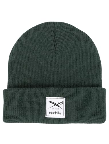 IRIEDAILY Unisex Beanie SMURPHER Heavy one Size Fit Bottle Green
