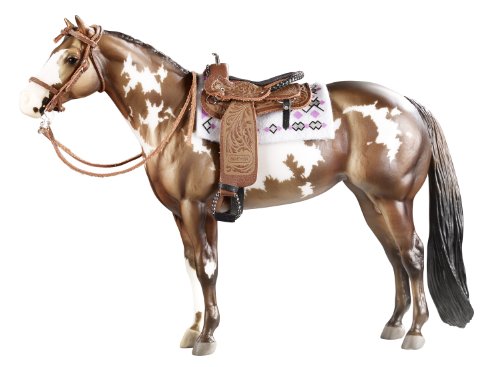 Breyer Traditioneller Cimarron Western Pleasure Sattel (Maßstab 1:9), 16,5 cm L x 20 cm H