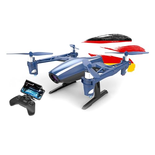 RC ferngesteuerte FPV WiFi 120° Weitwinkel HD-Kamera Drohne, Quadcopter m. 360° Flip, Höhenhalte-Modus, Gravity-Sensor, Live-Übertragung, Propellerschutz, APP-Steuerung, Spielzeug Kinder u. Erwachsene