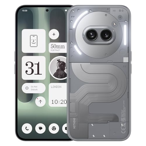 Nothing Phone (2a) Plus 12+256GB - Handy ohne vertrag mit 50-MP-Frontkamera, 50-W-Schnellladefunktion, OS 2.6 - Grau