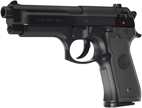 Beretta Airsoft Pistole M9 World Defender, Federdruck Waffe mit 0,5 Joule, inkl. 100 x 6 mm BB Soft-Air Kugeln