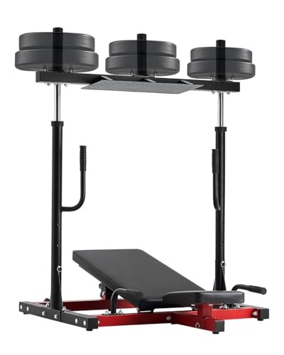 VEVOR Vertikale Beinpresse, spezielles Heim-Fitnessgerät für den Unterkörper, Trainingsgerät aus Karbonstahl, verstellbares Beinkrafttraining für hochintensives Drücken 249,48 kg belastbar