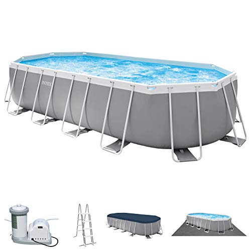 20Ft X 10Ft X 48In Prism Frame Oval Pool Set