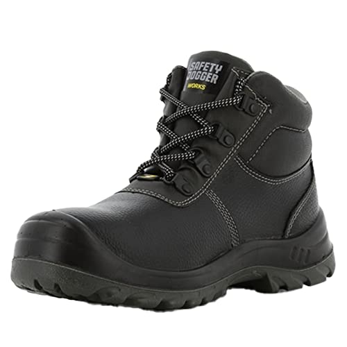 SAFETY JOGGER Sicherheits und Arbeitsstiefel Herren und Damen - BESTBOY - Sicherheitsstiefel, Schutzstiefel EU 42, Schwarz