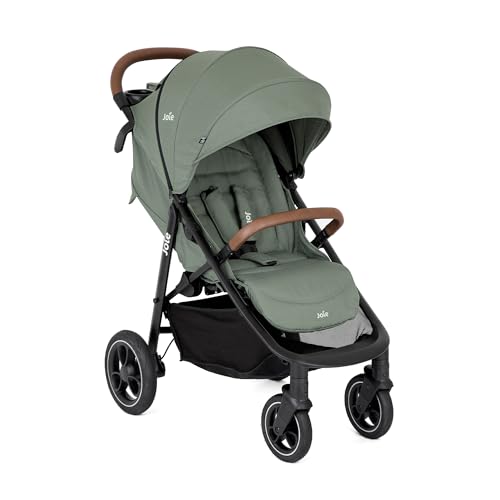 Kinderwagen der Marke Joie Modell Buggy & Sportwagen Litetrax Pro bis 22 kg belastbar mit Schieber-Ablagefach & Regenschutz - Laurel