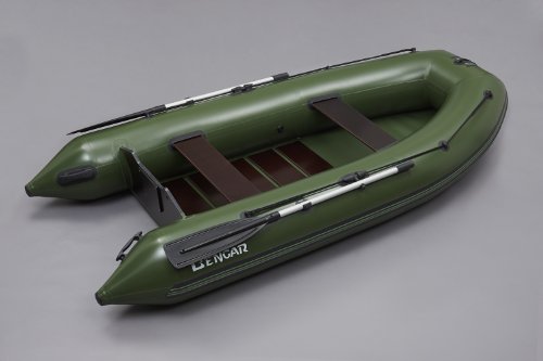 L-320 cm Schlauchboot, Boot Angelboot (grün) mit Lattenboden Bengar Lotus