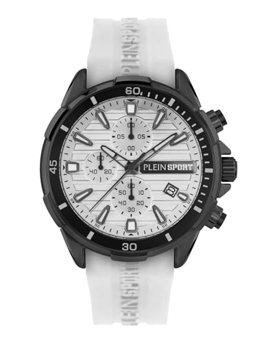 Plein Sport Herren Uhr Analog Quarz Impact PSBEA0224 Silikon
