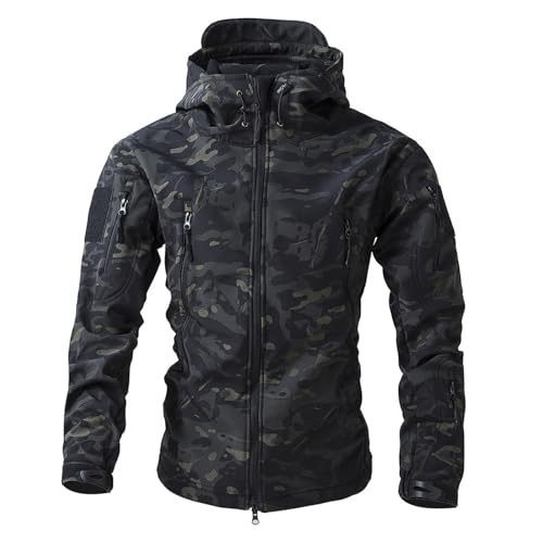 Generisch Armee Jacke Herren Atmungsaktiv Militär Winterjacke Camouflage Field Tactical Military Camouflage Taktische Security Outdoor Militär Taktische taktischejacke Herren L