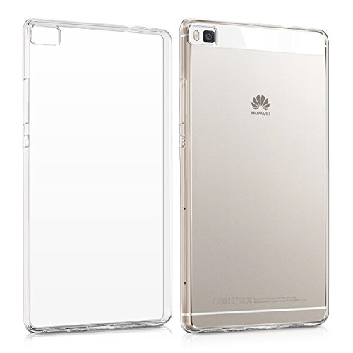 REY Transparent Silikonhülle TPU für Huawei P8, Handyhülle Premium Kratzfest TPU Durchsichtige Schutzhülle, Ultradünne 0,33 mm