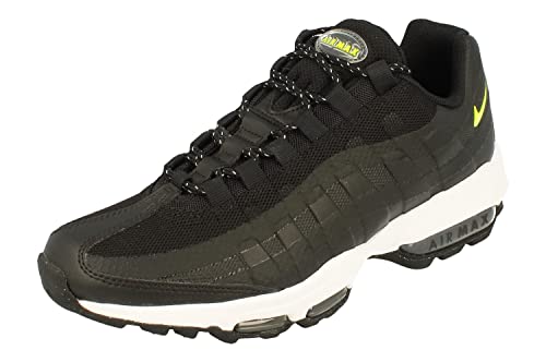 Nike Air Max 95 Ultra, Herren-Sneaker, Schwarz Volt Weiß 002, 44 EU