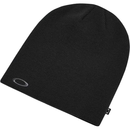 Oakley Herren Fine Knit Beanies, Blackout, Einheitsgröße