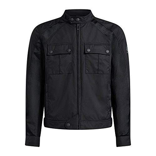 Belstaff Temple Motorrad Textiljacke, schwarz, 3XL