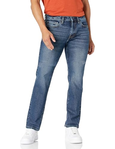 Amazon Essentials Herren Slim-Fit-Jeans - Auslauffarben, Vintage Waschung, 34W / 34L