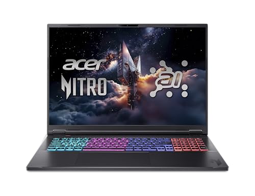 Acer Nitro 18 AI, AN18-61 Ultrabook/Laptop, Gaming, 18 Zoll WQXGA, AMD Ryzen AI 9, 32 GB RAM, 2 TB SSD, NVIDIA GeForce RTX 5060, Windows 11 Home, Schwarz