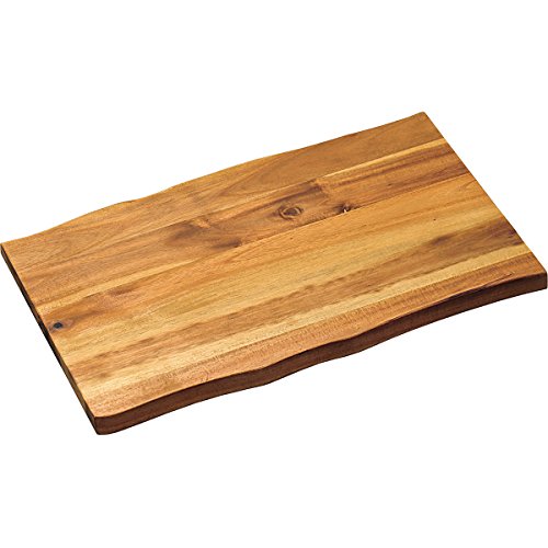 KESPER | Schneid- und Servierbrett, Material: Akazienholz, Maße: 45 x 27 x 2 cm, Farbe: Braun, Natur | 28502