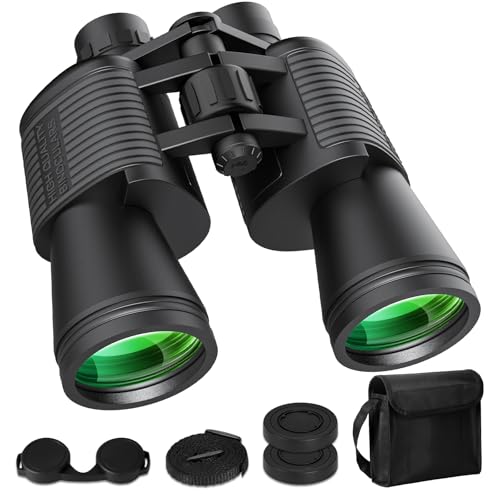 20x52 HD Fernglas für Erwachsene Jagd - Opaita Vogelbeobachtungs Ferngläser mit FMC-Objektiven - 26mm Großes Okular Clear View Fernglas - Profi Feldstecher für Wandern Kreuzfahrt Reisen