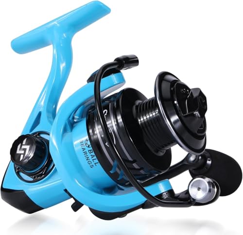 Yun Nong Kohlefaser-Spinn-Angelrolle, ultraglatt, max. Zugkraft von 7,9 kg und 5,2:1 Übersetzung für Süßwasser, Salzwasser, Küste, Boot und Felsangeln